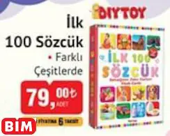 İLK 100 SÖZCÜK İLK 100 SÖZCÜK